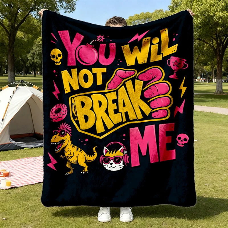 You Will Not Break Me New Achievement, Princess Donut and Mongo, Dungeon Crawler Carl Flannel Blanket, This Is An Outrag