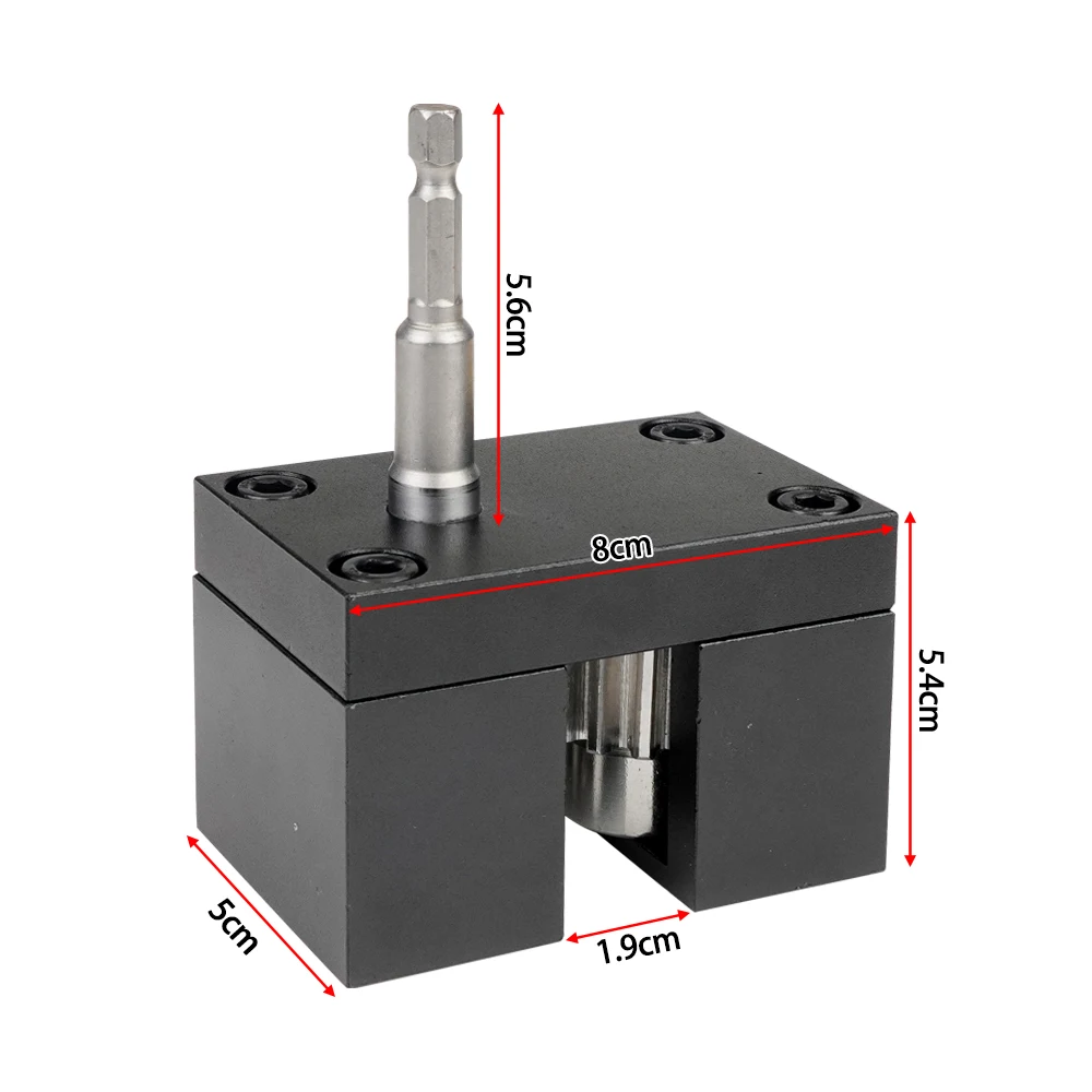 C5A2 Impact Power Assisted Crimper High Speed Steel Duct Swaging Tool Efficiently Crimp Galvanized Round Duct & Black Stove Pipe