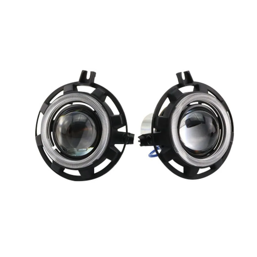 Car Bifocal Lens Fog Lamp + LED COB Angel Eye DRL case for Jeep Compass Commander Grand Cherokee Chrysler 300C Dodge Journey etc