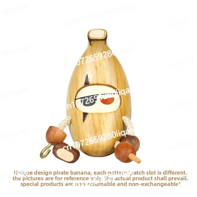 

No Plantain Wood Banana Ornament Creative Cute Original Design High-end Gifts Daily Gifts