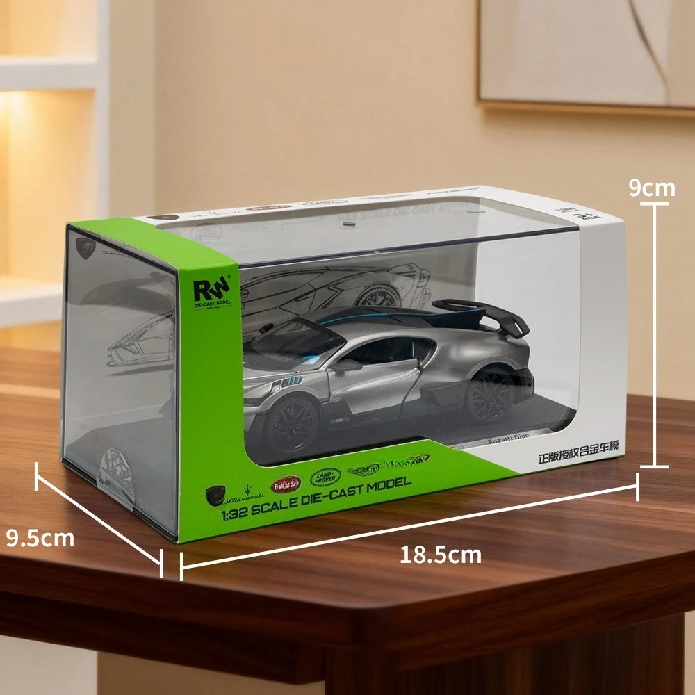 

1:32 DIVO Acrylic Dust Cover Diecast Alloy Miniature Models Toys Sports Car Series Collect Ornaments