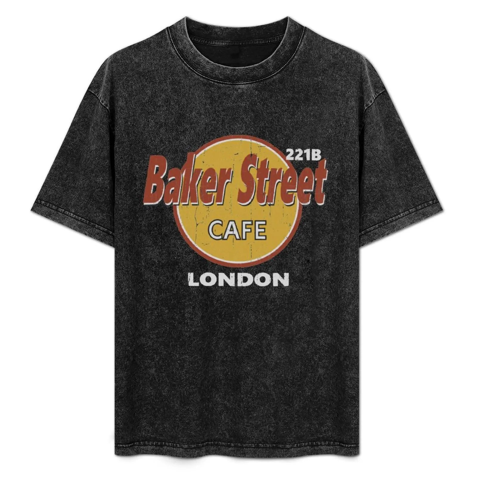 

Baker Street Cafe 221B London T-Shirt Summer Casual Loose T-Shirt