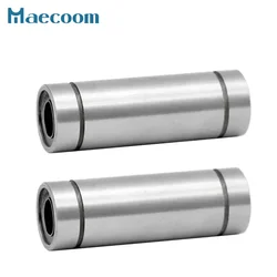 2pcs Linear Ball Bearings LM6LUU LM8LUU LM10LUU LM12LUU 6mm 8mm 10 Part Bush Bushing 3D Printers Parts Aluminum Accessories