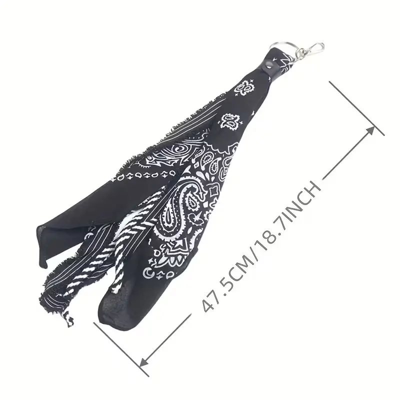 1 Piece of Vintage Paisley Square Scarf Bandana, Hip-Hop Style Street Dance Ribbon Hip-Hop Bandana, Cycling Motorcycle Scarf