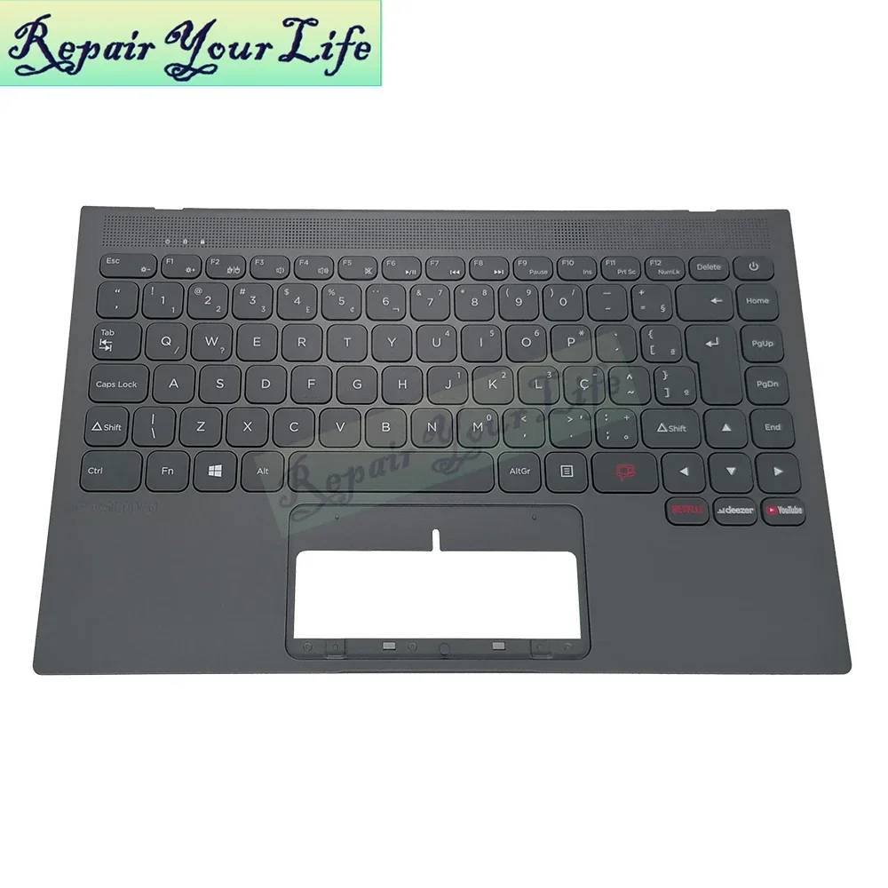 Palmrest Upper C Brazil Keyboard For Positivo Motion C4120F-AX Q464C-O C4128E-S 91-75B SCDY-3092001 Teclado Portuguese PT-BR New