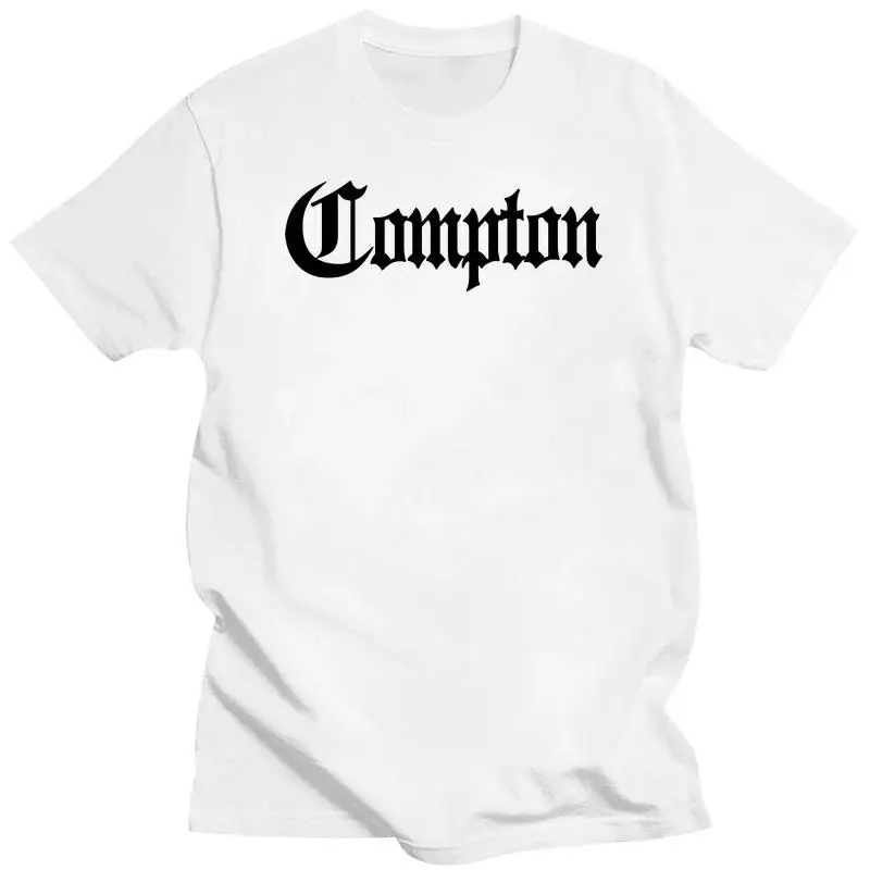 Compton California GOTHIC Eazy E NWA Dr. Dre 스트레이트 아웃타 COMPTON 쿨 티셔츠, 남녀공용 코튼 패션 티셔츠, 플러스 사이즈