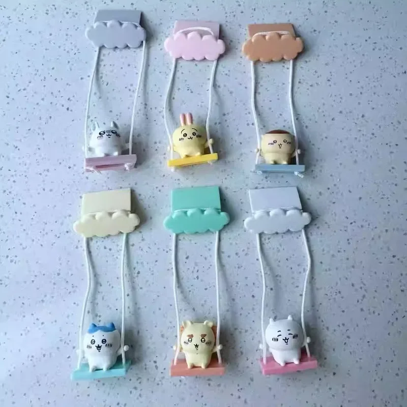 

Kawaii Self Deprecating Bear Cloud Swing Pendant Doll Usagi Hachiware Cartoon Toy Figure Ornament Decoration