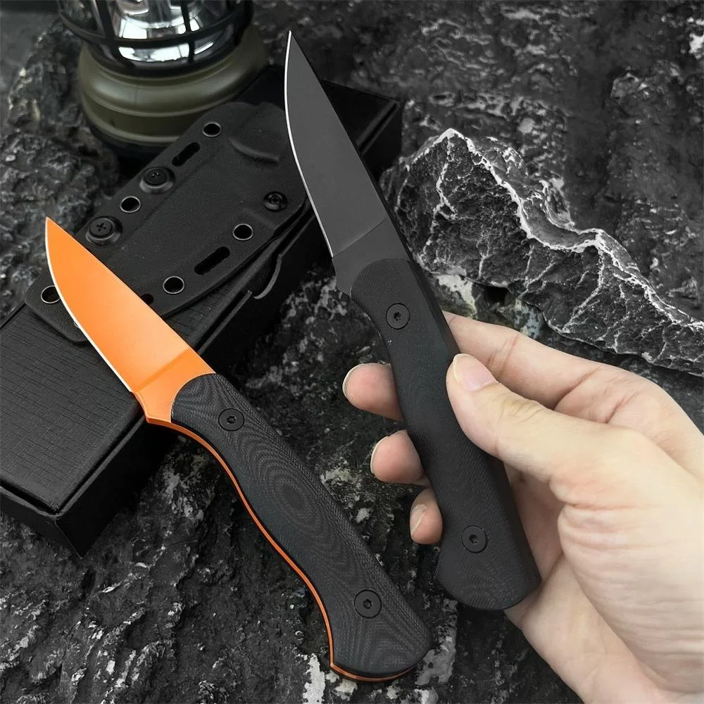 

Ножи для выживания Full Tang с фиксированным клинком из стали 8Cr13Mov и рукоятью G10 – портативный инструмент для кемпинга и походов