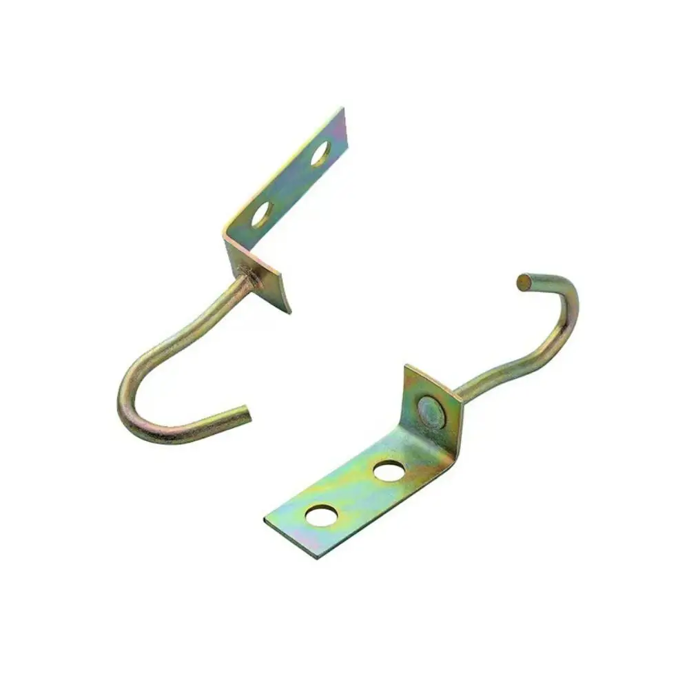 Nova almofada olho gancho de parede placa deck em forma de u/j montagem no teto cabide diy fivela de porta fixa para lâmpada ventilador