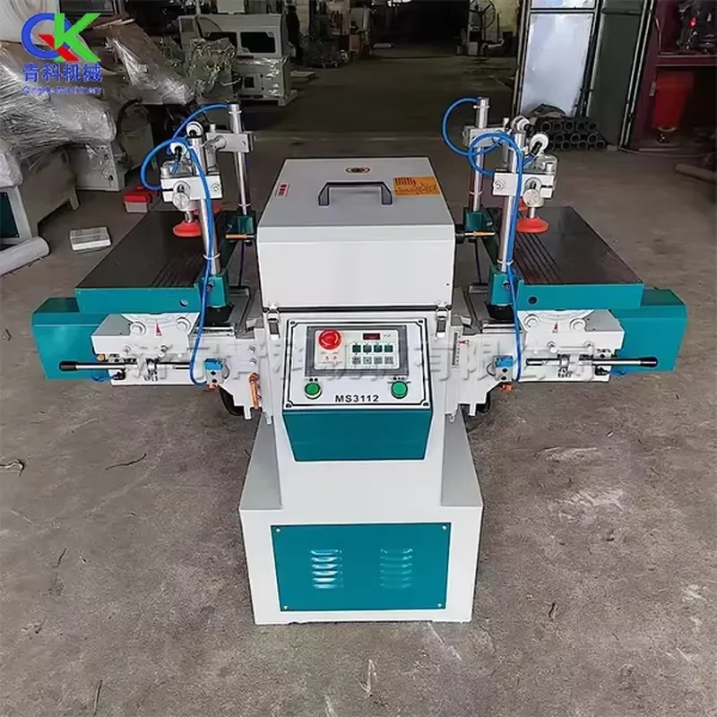 CE Certification Wear-Resistant Wood Panel Tenon Grooving Processing Equipment 10000r/min Double-End Slotting Machine