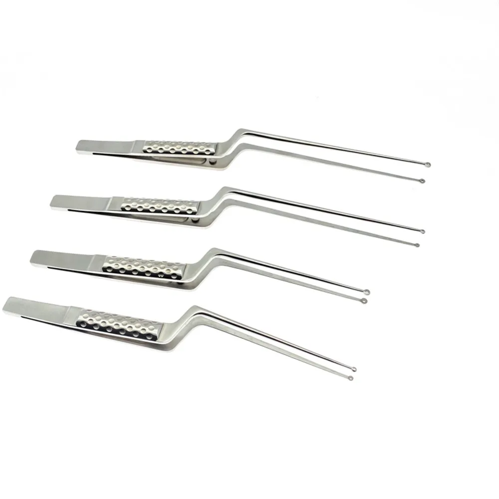 Stainless steel Tumor Extracting Forceps Toothed Tumor Grasping Forceps Micro Tumor Forceps Neurosurgery Instruments