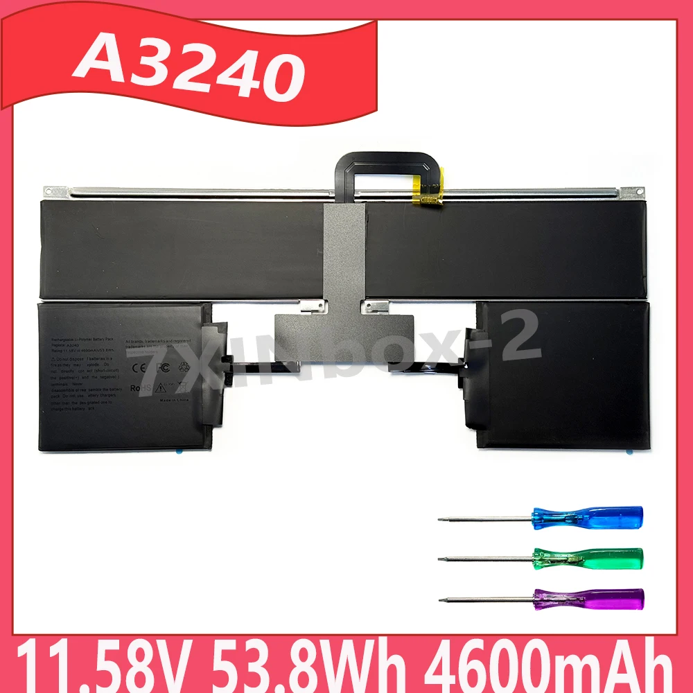 

A3240 11.58V 53.8Wh 4600mAh Laptop Battery For Apple Macbook Air 13 inch M4