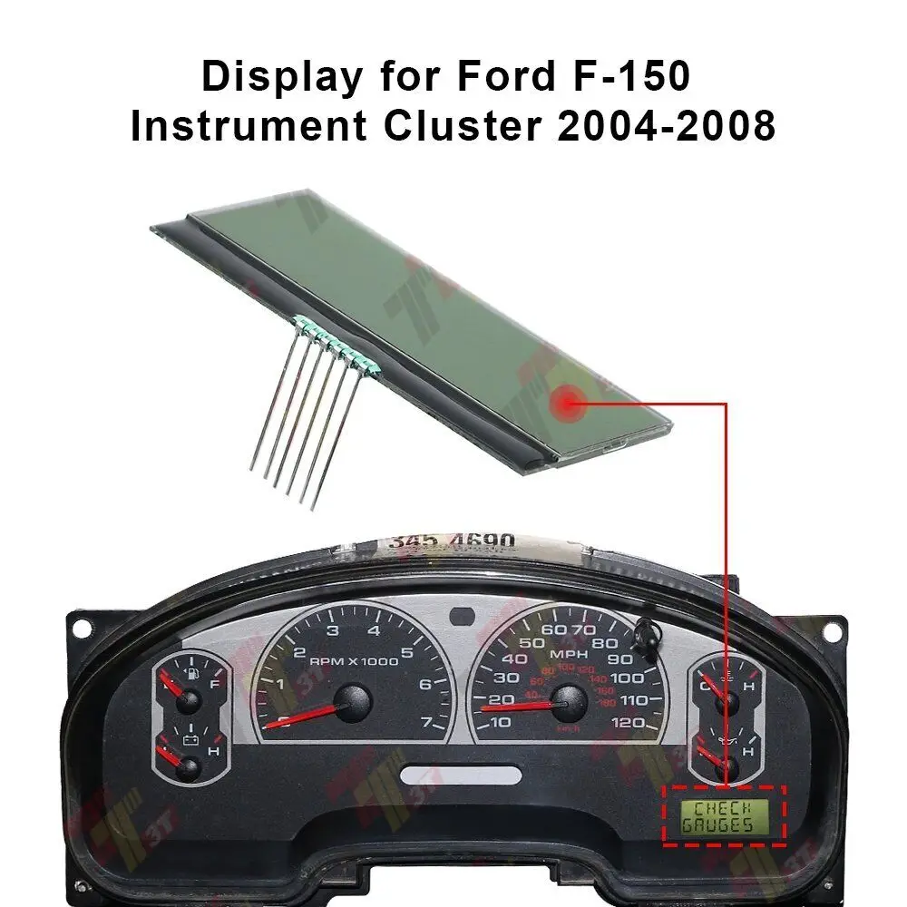 

Dashboard LCD Display for Ford F150 F-150 Instrument Cluster 2004-2008