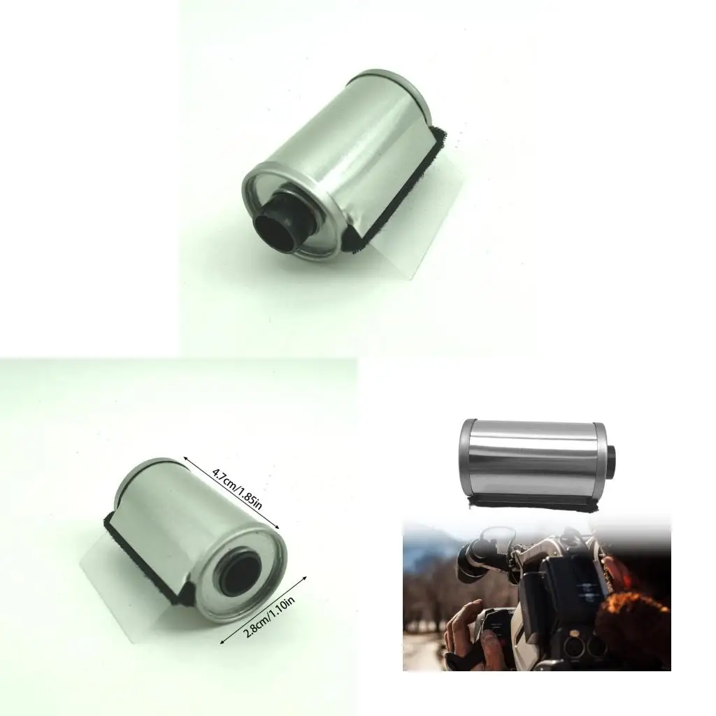  Compact Metal Film Cartridge For 135 Film Rolls Secure Felt Padding Impact Resistance And Ergonomic Design For Photographers