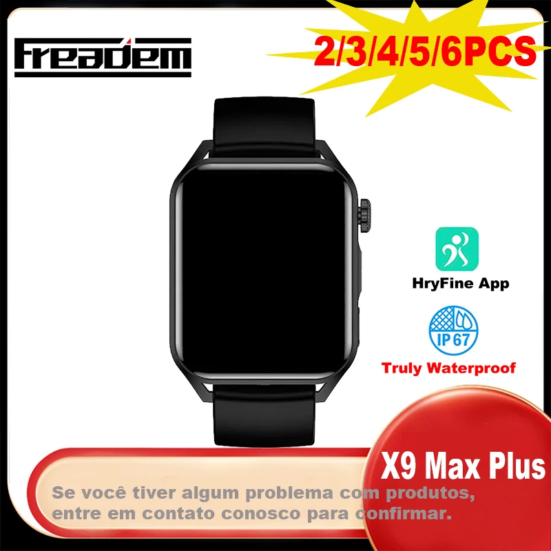 

Truly IP67 Waterproof Smart Watch X9 Max Plus 47mm Wireless ChargeBT Call Messages Reminder NFC Sports Men Wome Smart Watch