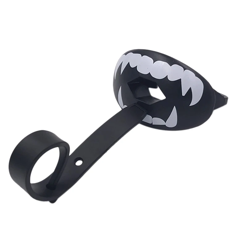 

HOT-Rugby Mouth Guard Tooth Protector American Football Lip Protection With Connected Strap