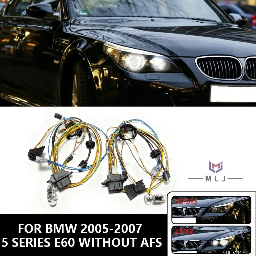 

WITHOUT AFS Suitable For BMW 2005-2007 5 Series E60 E61 headlight wiring harness headlight internal wire harness plug