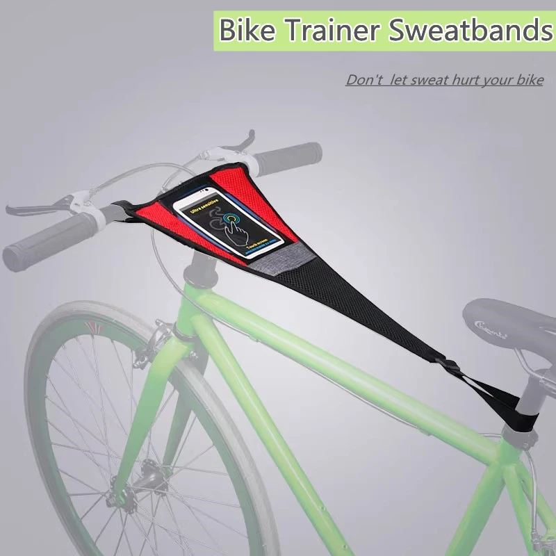 Bike Trainer Sweatbands Home Exercise Training Indoor Cycling Accessories Strong Durable Bicycle Sweatband Turbo Trainer Belt