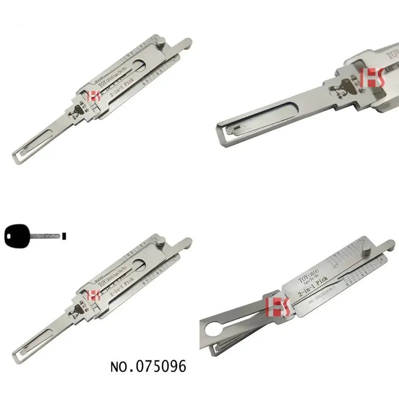 

Locksmith Supplies Lockpick Tool Car Lock Decoder Lishi TOY2014 Lock Pick Set Lost