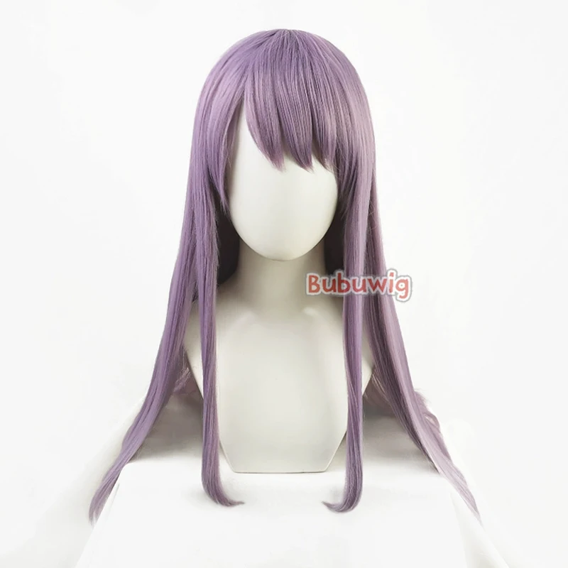 Bubuwig Synthetic Hair Minato Yukina Cosplay Wigs BanG Dream! Minato Yukina 65cm Women Long Straight Purple Wig Heat Resistant