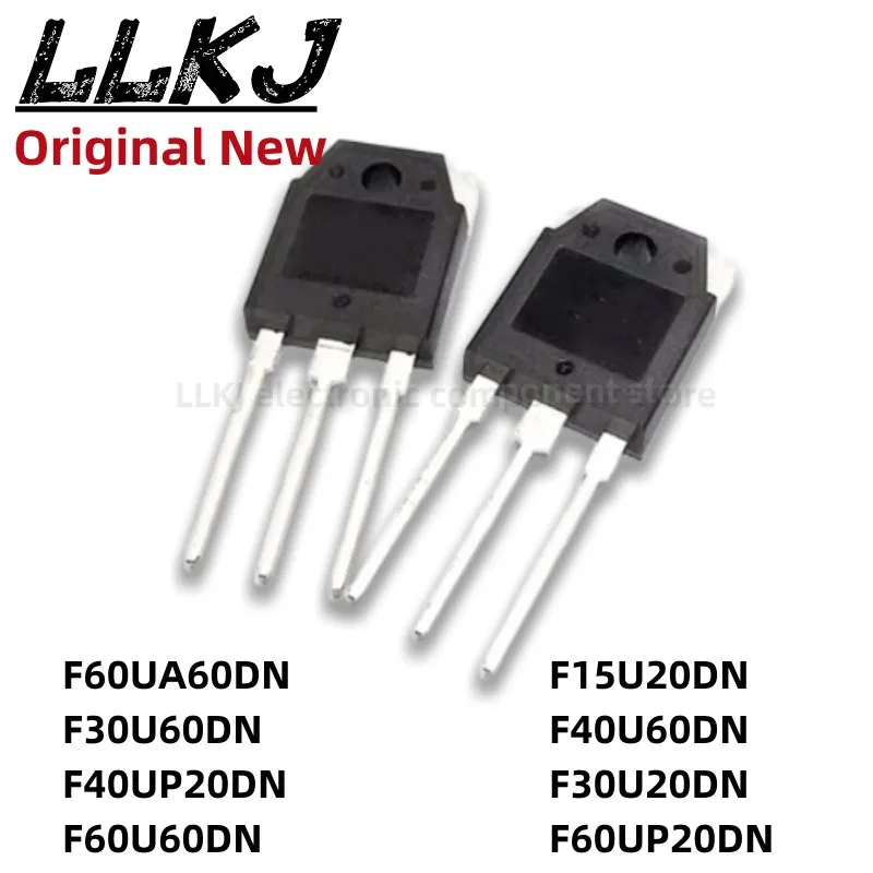 

1pcs FFA60UA60DN FFA30U60DN FFA40UP20DN FFA60U60DN FFA15U20DN FFA40U60DN FFA30U20DN FFA60UP20DN TO3P POWER TRANSISTORS TO-3P