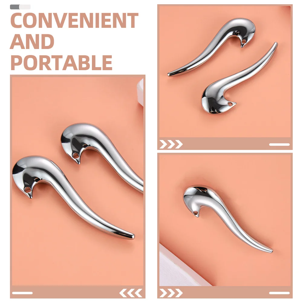 

Facial Massager Tool Eye Acupoint Scraper Zinc Alloy Portable Durable Relaxation Anytime Anywhere Facial Massager