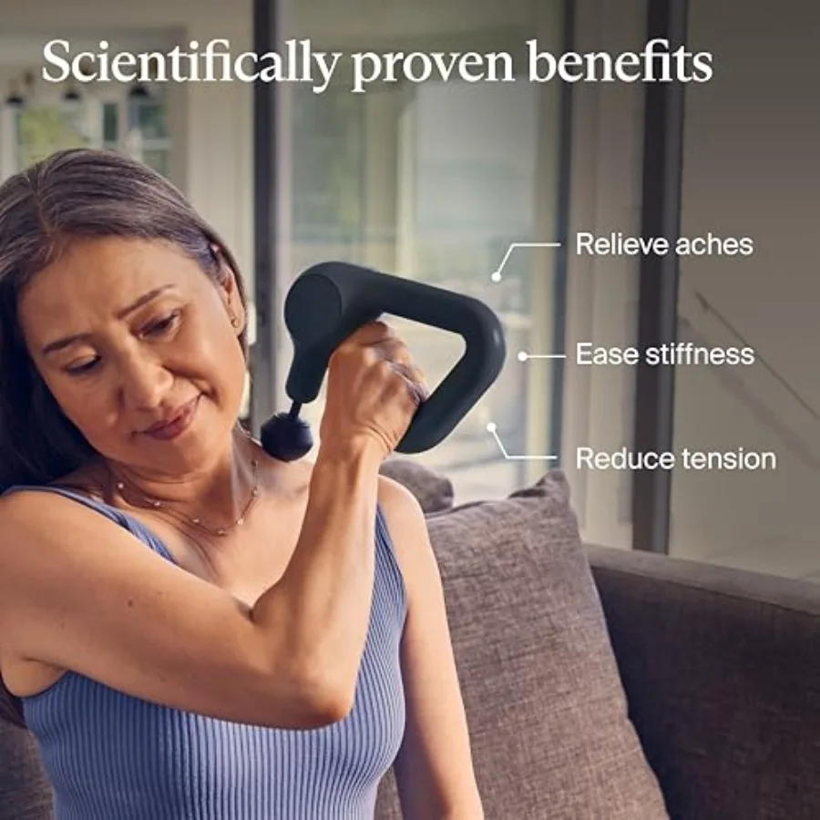 Therabody الإغاثة هادئة علاج الأنسجة العميقة تدليك بندقية بلوتوث تمكين الكهربائية قرع تدليك بندقية مدلك شخصي ل #2