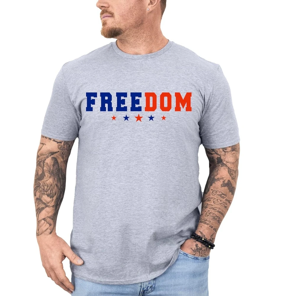 Charlie Kirk Tshirt Freedom Memorial Tribute Patriotic Sweatshirt Hoodie Rest in Peace True Patriot Pray for Him Cotton Shirts