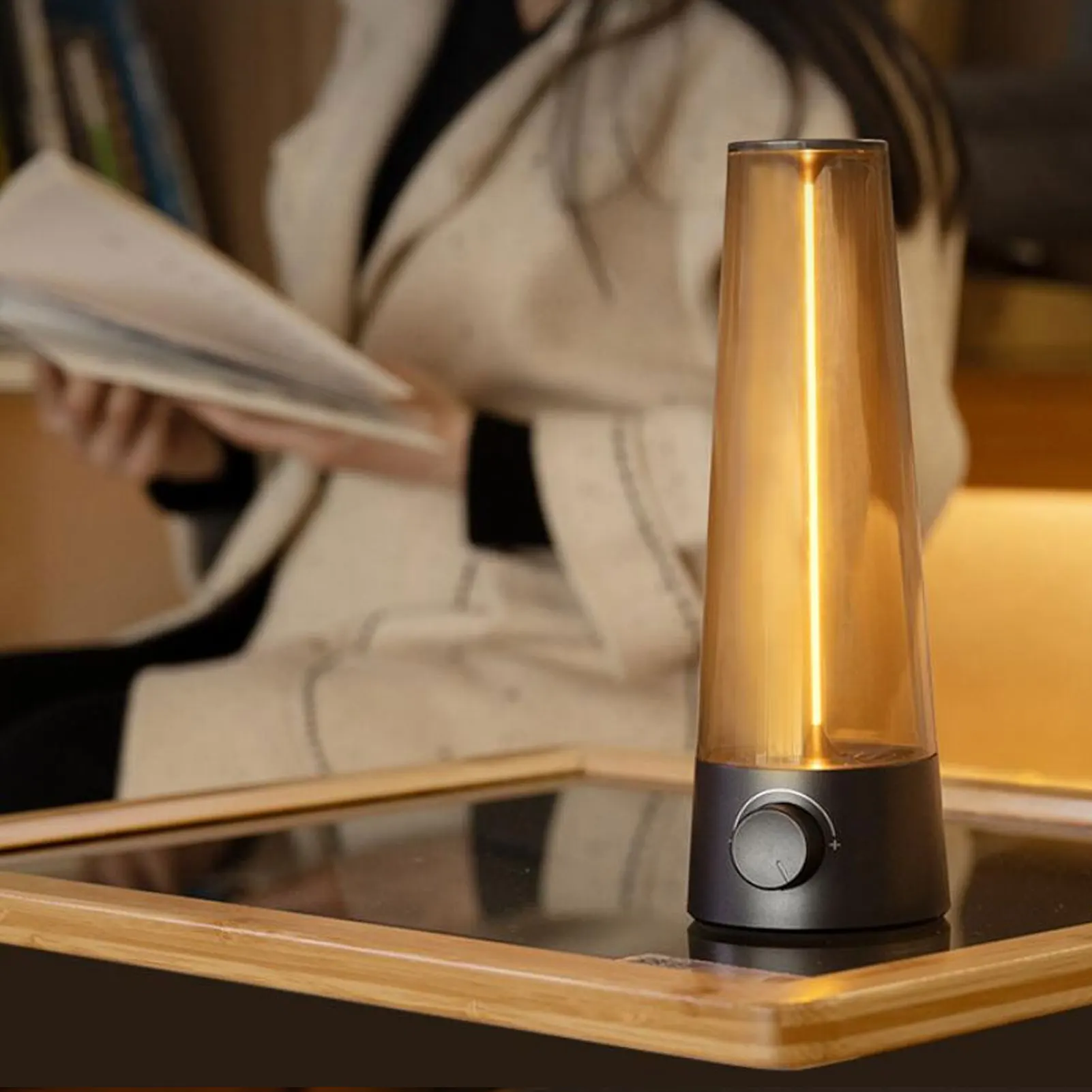 المحمولة اللاسلكي لمبة مكتب خمر ديكور فريد 2200K درجة حرارة اللون المحمولة اللاسلكي الجدول مصباح 200-240lm للحزب #3