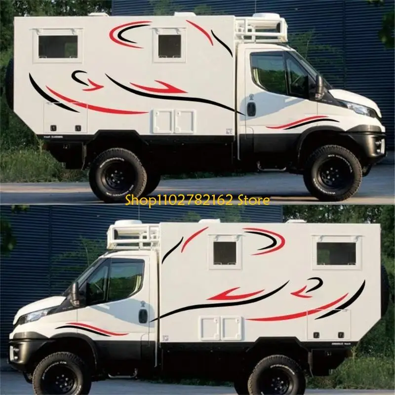 

547B Auto Side Body Sticker Adhesive Graphics Decals Exterior Waterproof Sticker