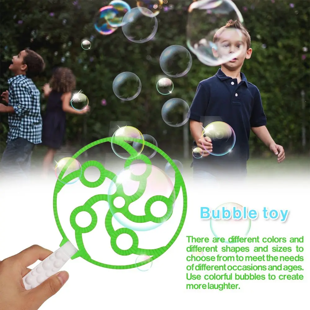 Hot Te Koop Kinderen Speelgoed Kinderen Bubble Wand Outdoor Fun Zeepbellen Maker Blazen Bubble Tool Bubble Machine Blower Set