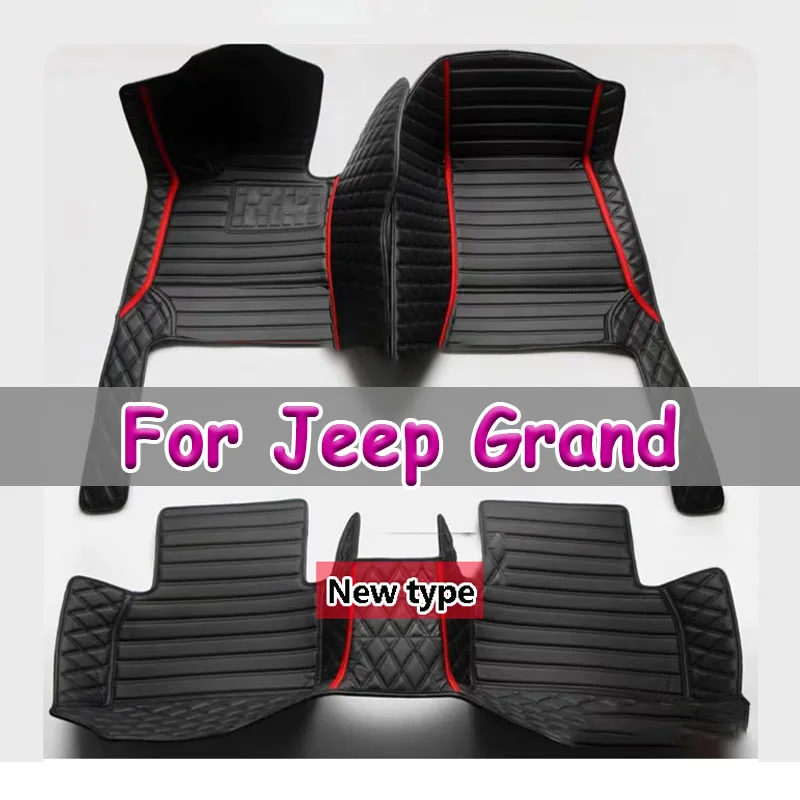 Car floor mats for Jeep Grand Cherokee WK WK2 2004-2022 21 20 19 18 17 16 15 14 13 Automobile Carpet Cover interior accessories