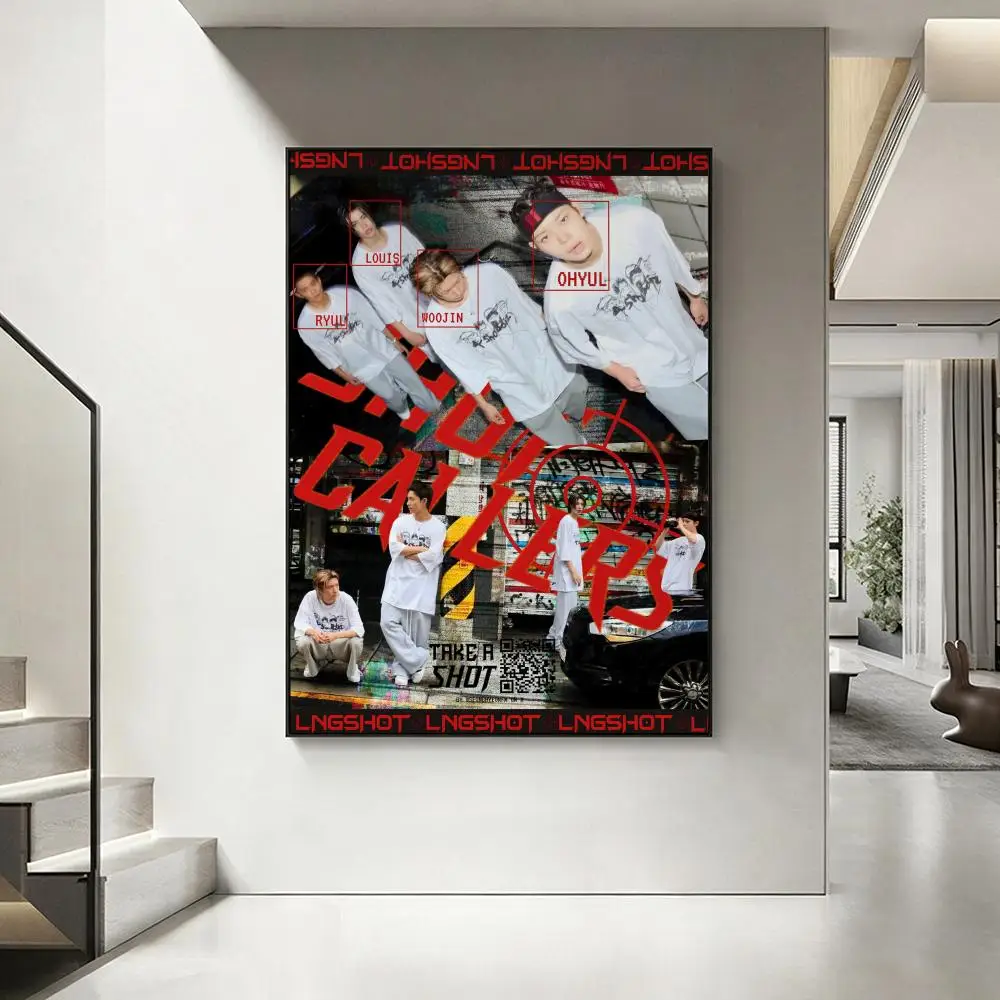 Poster HD art, waterproof, sticky wall, home decoration (living room, bedroom, bar), aesthetic Kpop Boy Group L-LNGSHOT - view 5