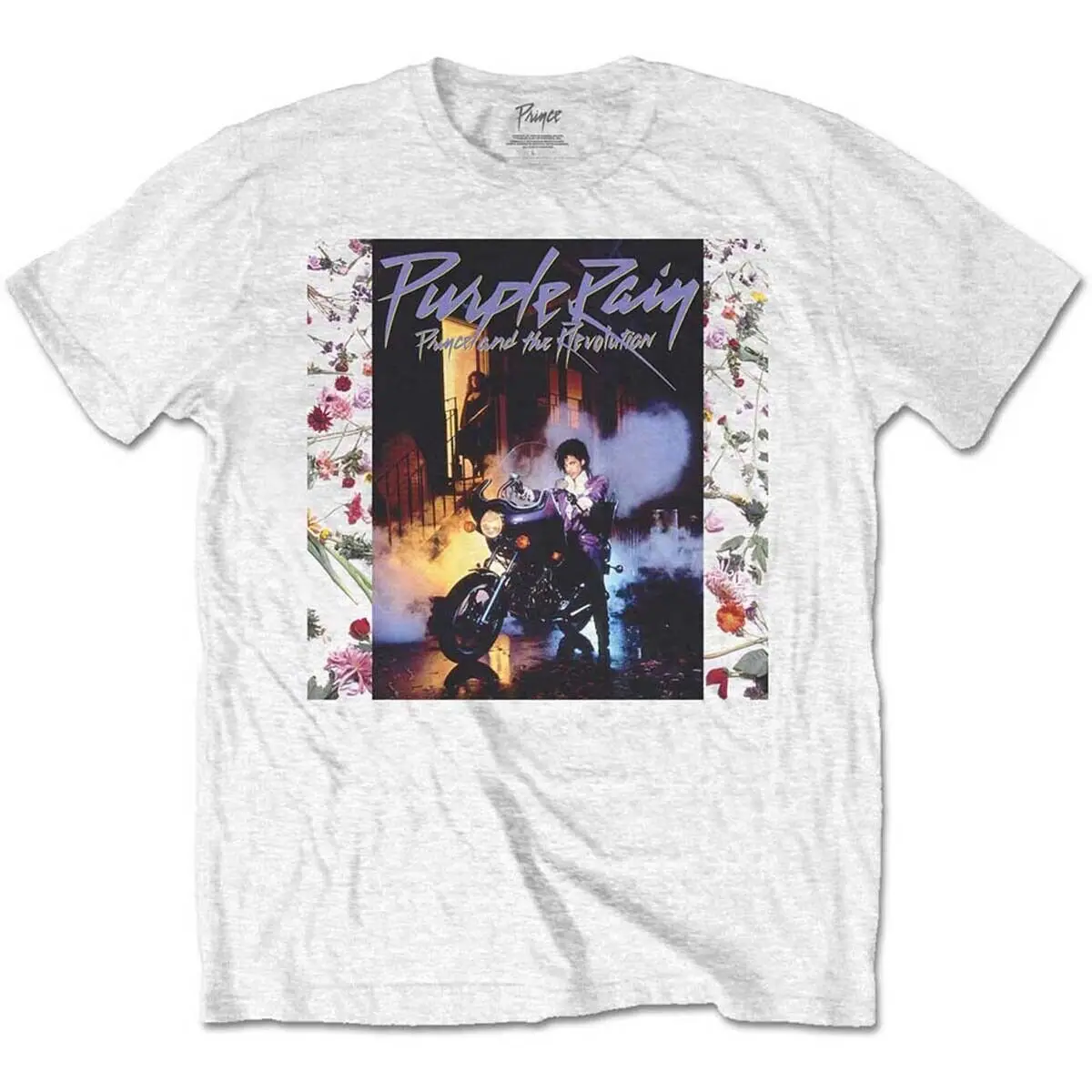 White Prince Purple Rain Official T Shirt Mens