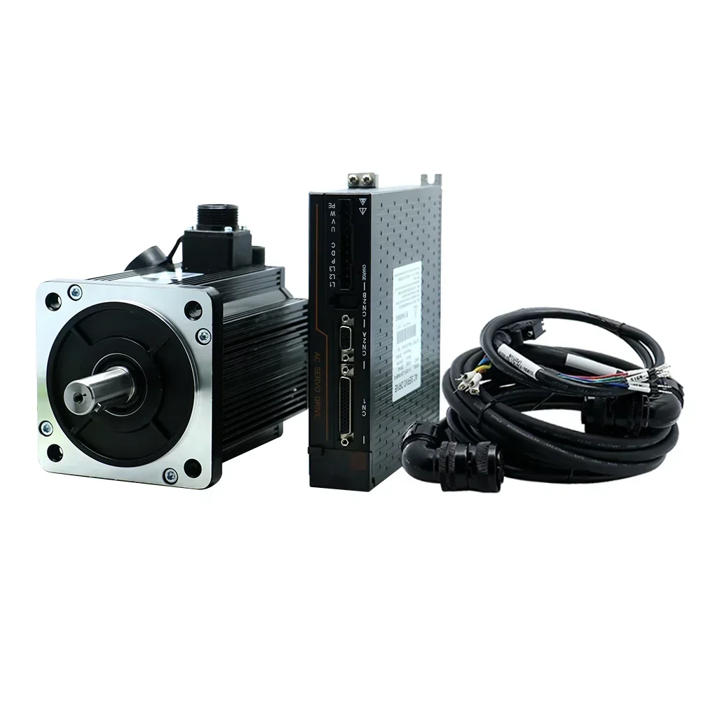 

1.5KW 220V 2500RPM Nema 52 10Nm 130ST RS485 130ST-M10015 With Driver T3DF Servo Kit