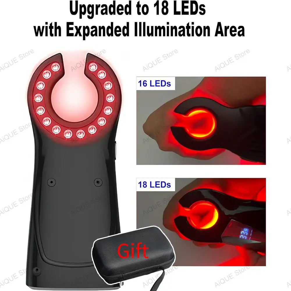 

AiQUE Vascular Vein Finder with Storage Case Locator Nurse Injection Handheld Infrared Vein Viewer Detector Blood Vessel Lamp