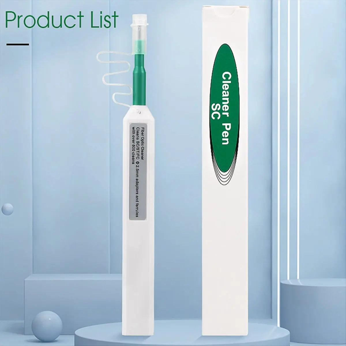 NEW DT85-2.5mm Fiber Optic Cleaning Pen SC/FC/ One-Click Cleaning Fiber Cleaner Tools Optical Fiber Connector Cleaner