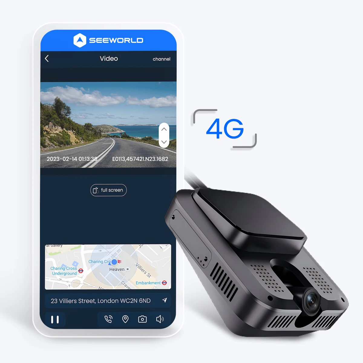 

Новейший автомобильный видеорегистратор V5 Pro 2K с ночным видением и GPS-отслеживанием управления автопарком