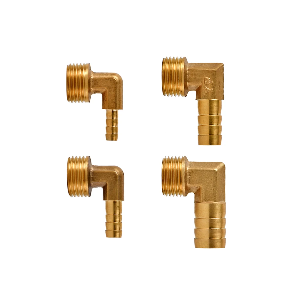 Elbow Brass Hose Barb Fitting 1/2