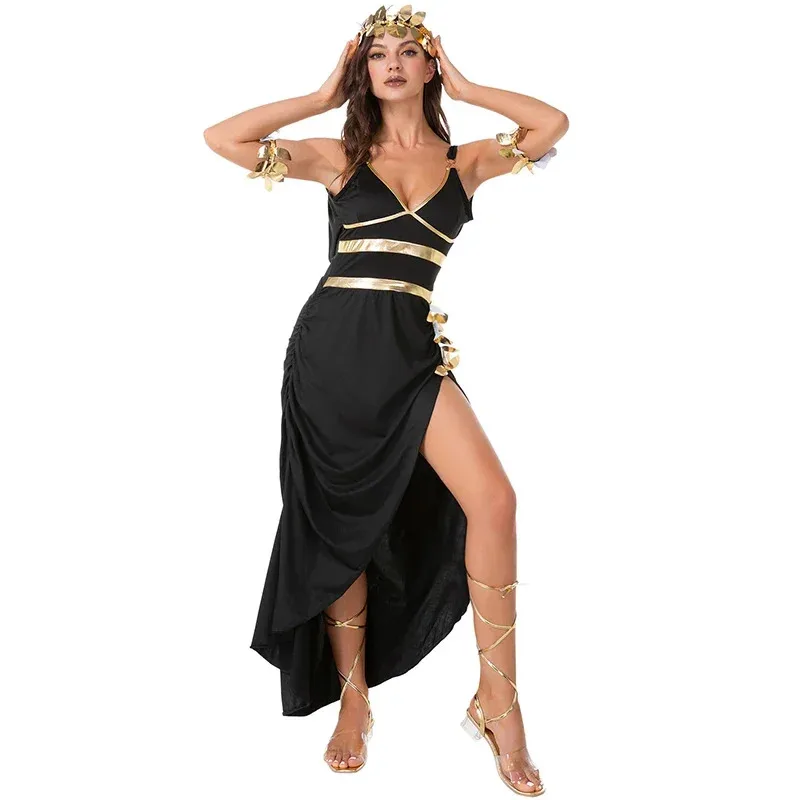 Halloween Sexy Egyptian Cleopatra Princess Cosplay Costume Ancient Greek Goddess Costume Egypt Cleopatra Roman Princess Outfits