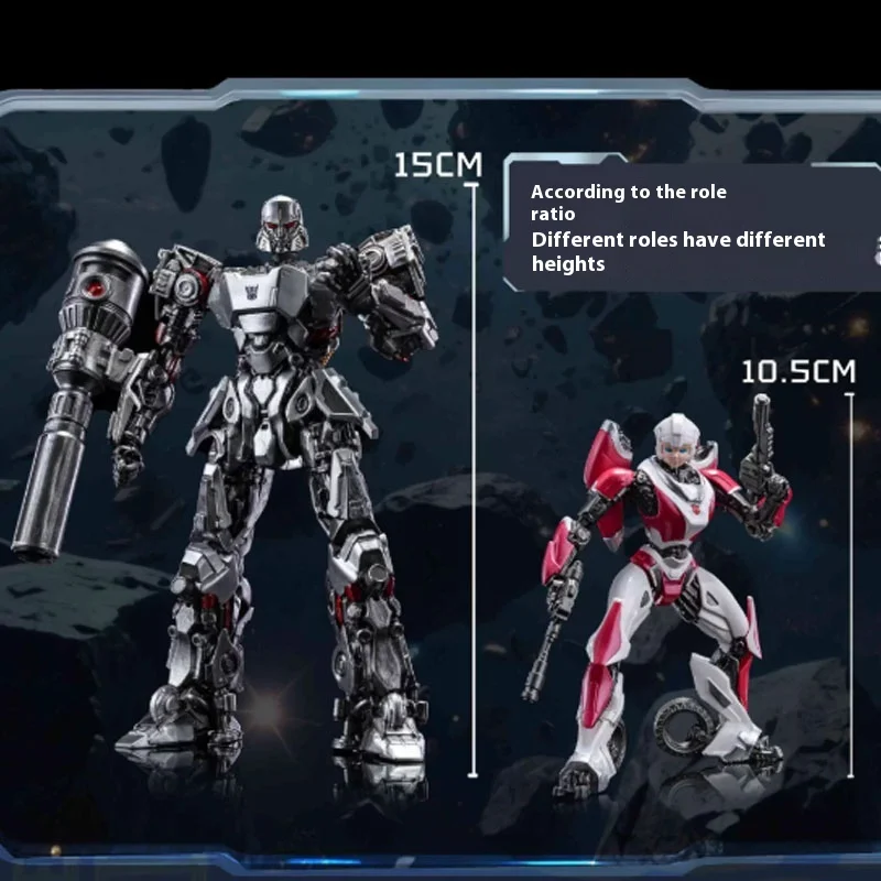 Waystudios Official Transformation OP Prime Action Figure Starscream Arcee Mega tron ต้องใช้เดสก์ท็อปตกแต่งของขวัญแฟน