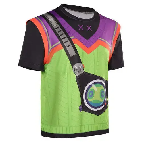 男性のためのコスプレコスチュームTシャツ,半袖シャツ,カジュアルトップ,ハロウィーン,カーニバルパーティー,夏