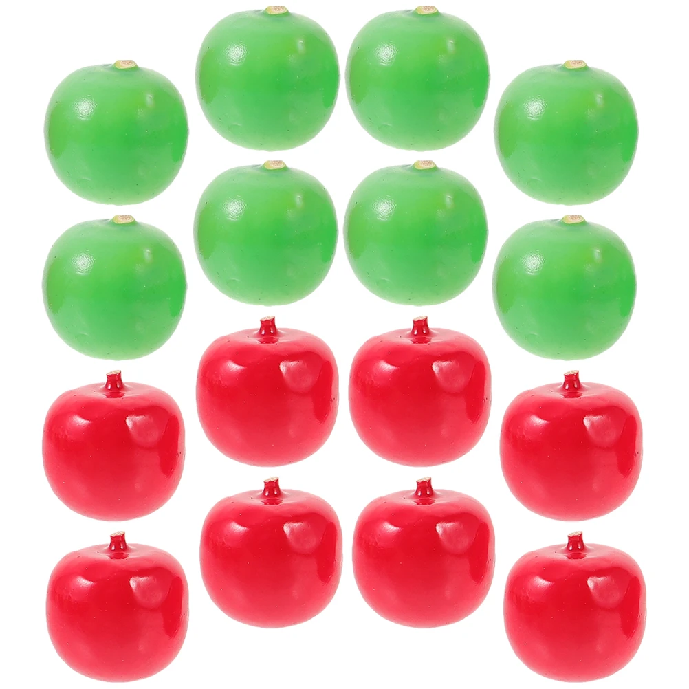 

120 Pcs Simulation Artificial Fruits Mini Decorative Foams 2cm Lifelike for Decor Baskets Centerpieces Photo Props