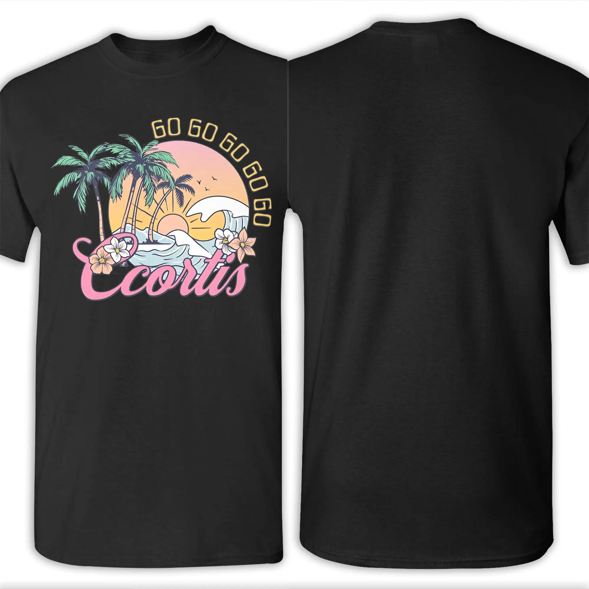 تي شيرت أنيق من CORTIS GO k pop k-pop band idol للرجال والنساء 100% قطن تي شيرت بأكمام قصيرة