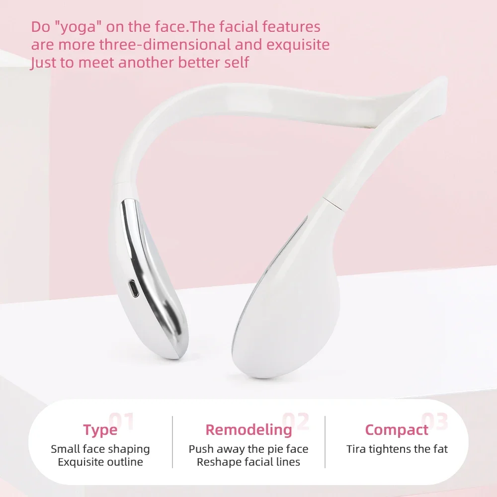 EMS Vibration Facial Lifting Massager Smart Electric V-Face Shaping Massager Microcurrent Face Chin Lift Machine Beauty Health