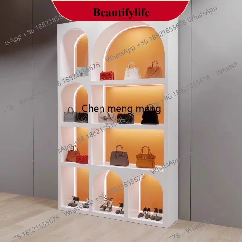 

Витрина для салона красоты F185 Nordic Creative, стеллаж для демонстрации косметики и средств по уходу за кожей, прилавок для макияжа, элитная мебель для салонов