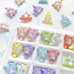 6pcs Ins Colored Stars Magic Wand Beads Diy Handmade Jewelry Bracelet Necklace Beaded Accessory Materials