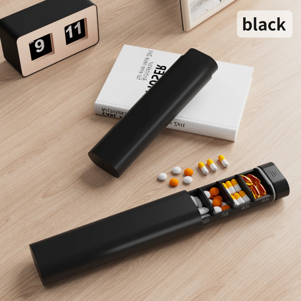 

New Hot Portable Premium Pill Cases 7 Day 7 Grids Pill Organizer Storage Box Container Travel for Medicine Vitamins Fish Oils