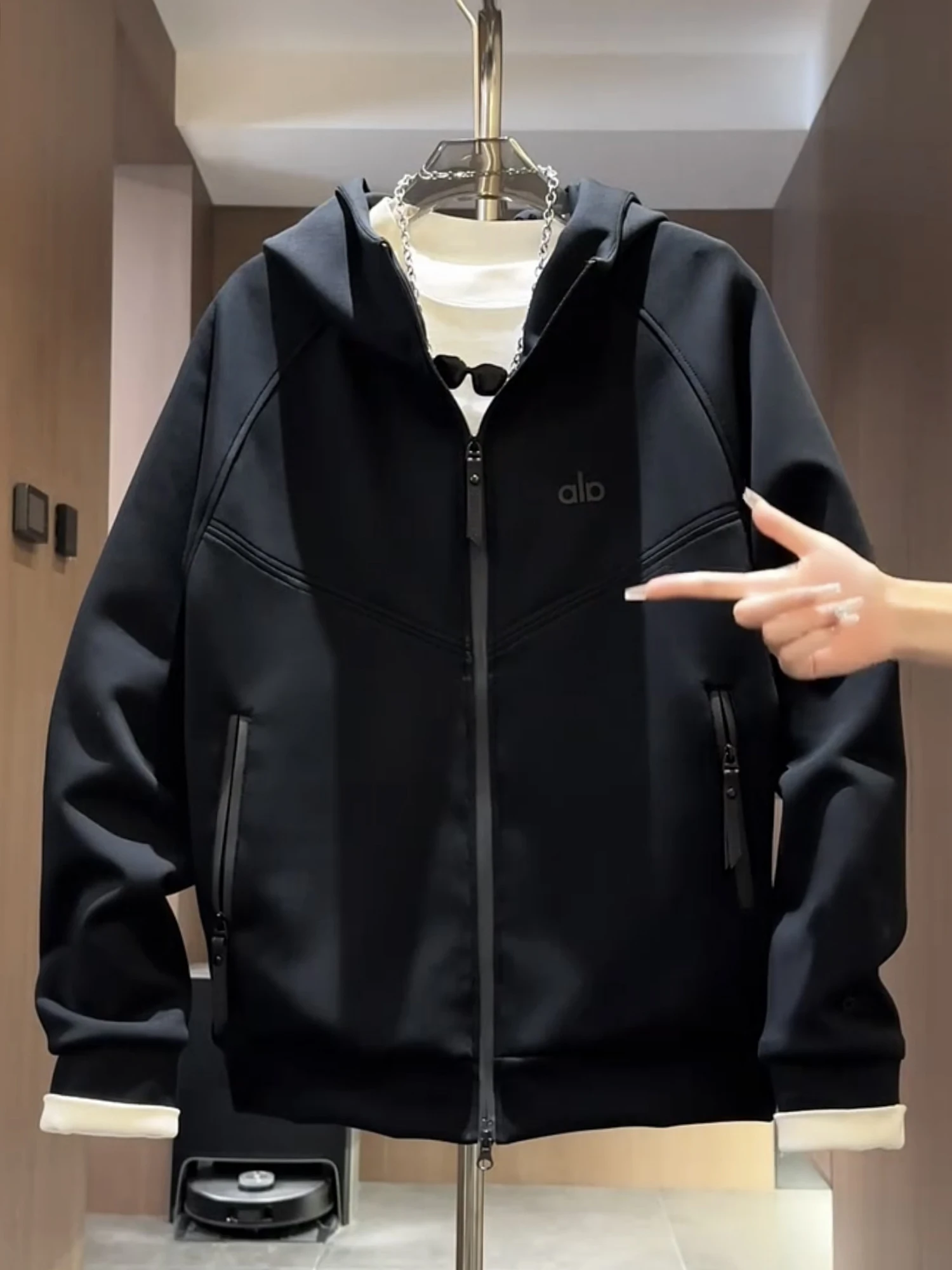 

Casual Sportswear Hoodie Men's Faionable Versatile Design Polyester Fabric Zipper Decoration Youthful Sle Spring Autumn
