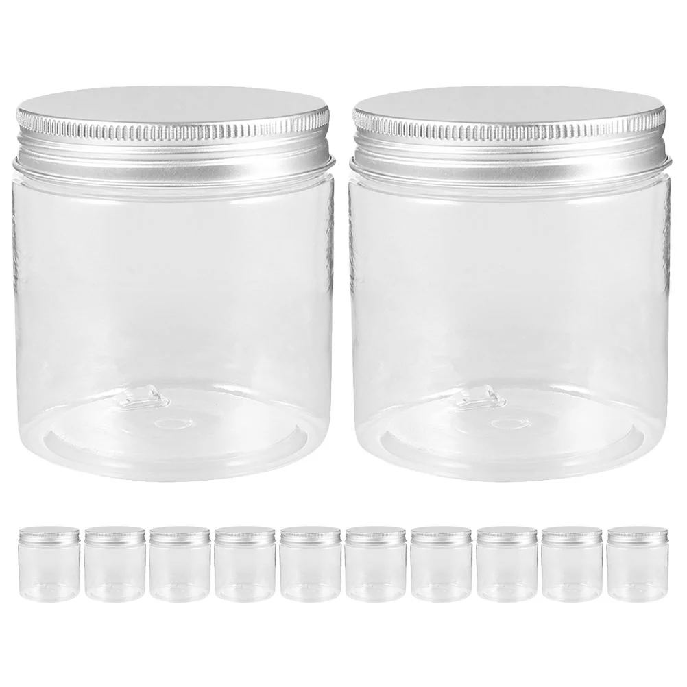 

12 Pcs Aluminum Lid Mason Jars Household Storage Containers Canning Portable Small Mini